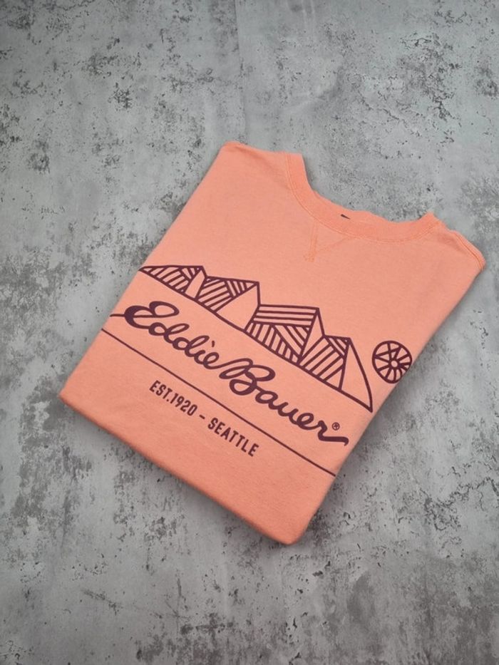 Sweat Eddie Bauer rose saumon – Taille XL Femme