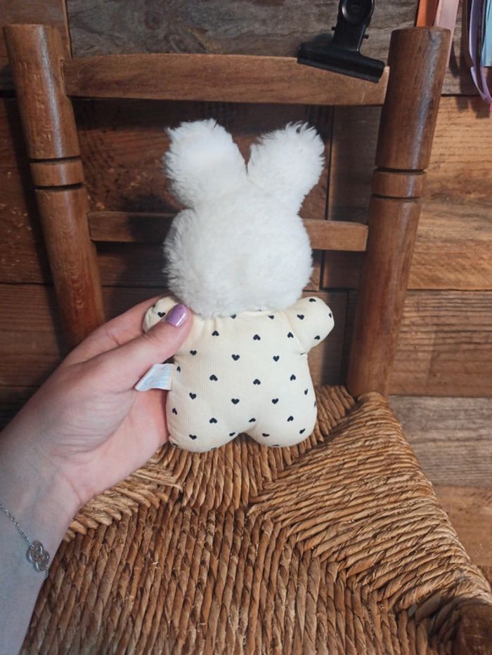 Peluche petit lapin pouet Cedéji vintage tbe - photo numéro 4