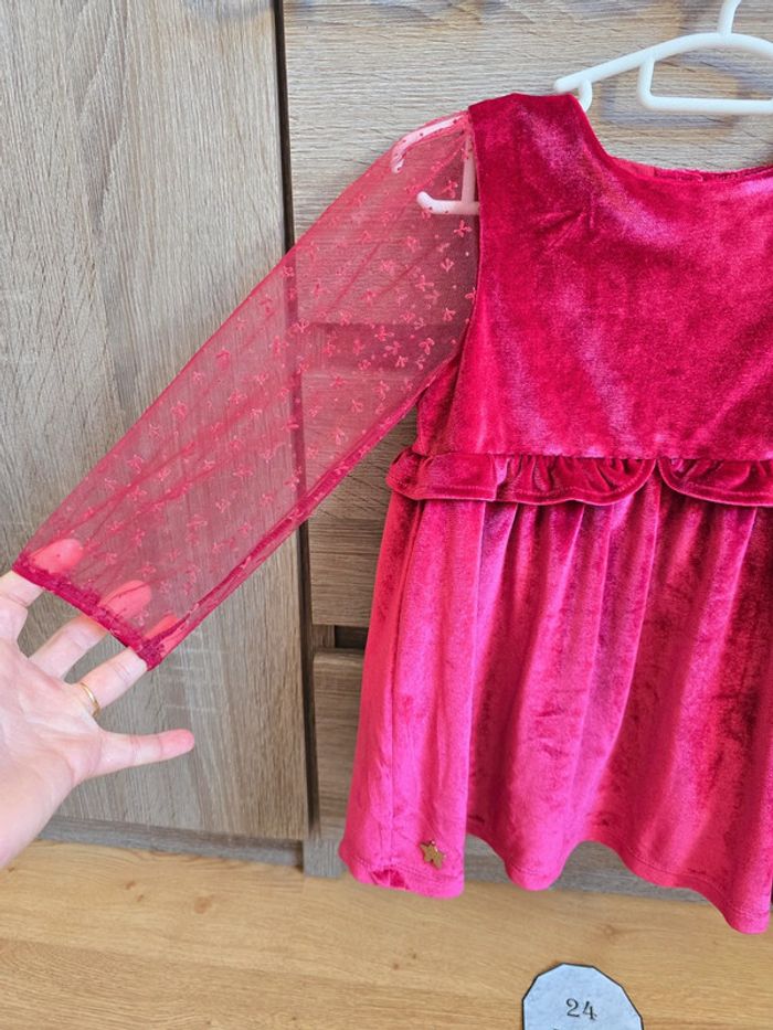 Vêtement Bébé Fille - Robe rouge - Sergent Major- 24 mois 86 cm - photo numéro 2