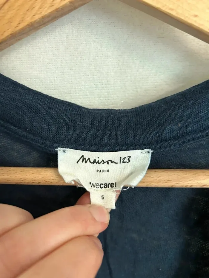 Blouse bleue - photo numéro 2