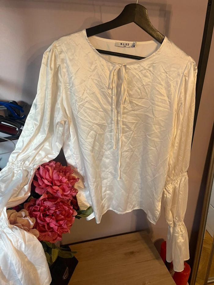Blouse effet satin NA-KD - photo numéro 2
