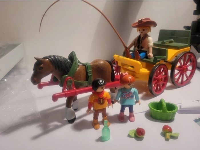 Calèche avec Attelage Playmobil 6932 - photo numéro 2
