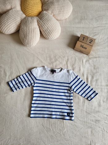 Jolie marinière rentrée scolaire automne bébé garçon Saint James