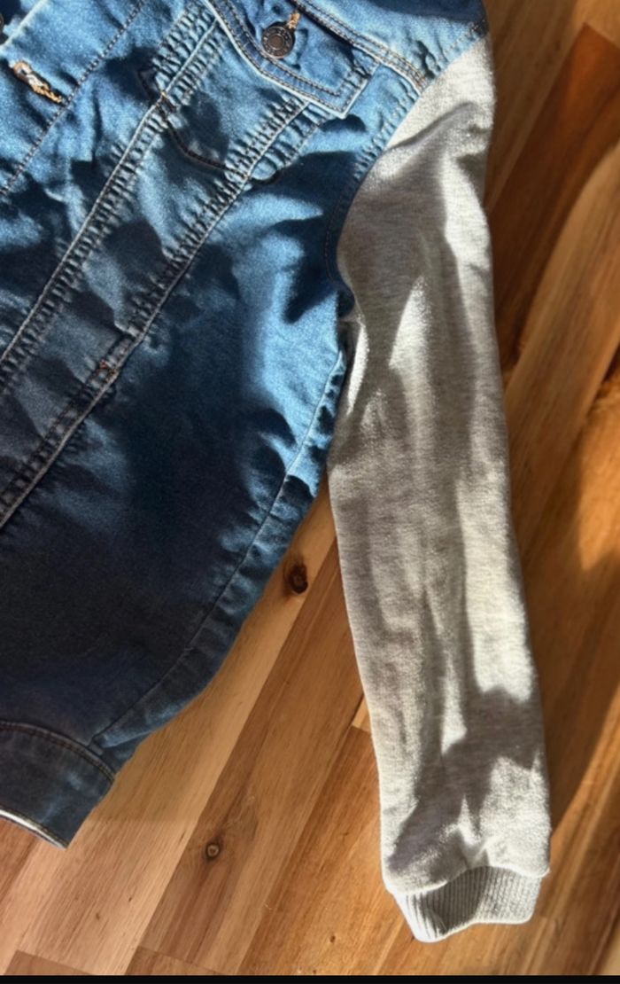 Veste en jeans/tissus de taille 12/13 ans - photo numéro 3