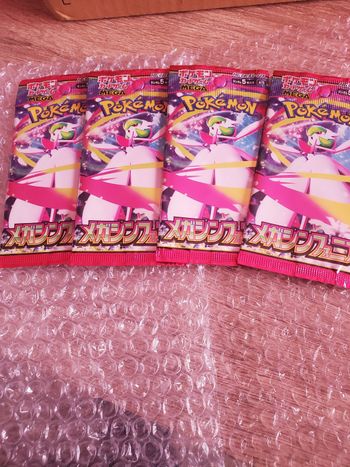 Lots de 4 booster Pokémon mega symphonia Jap