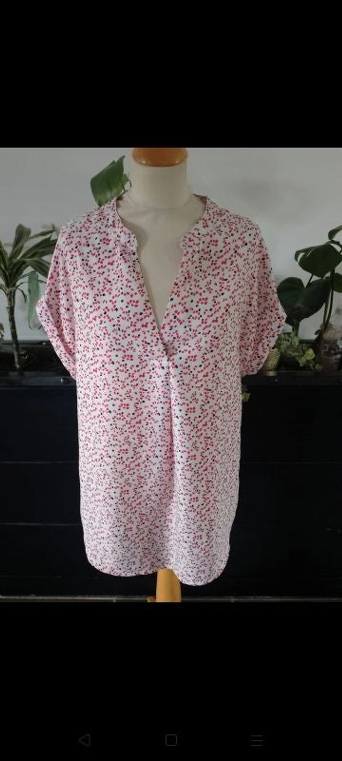 Blouse manches courtes Blancheporte