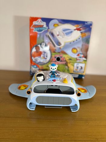 Octo raie octonauts grande base en forme de poisson avec sa boîte