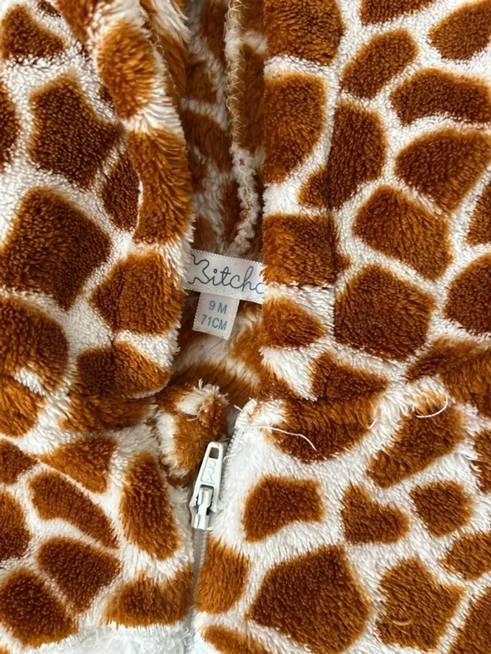 Combinaison hiver girafe 9 mois - photo numéro 2