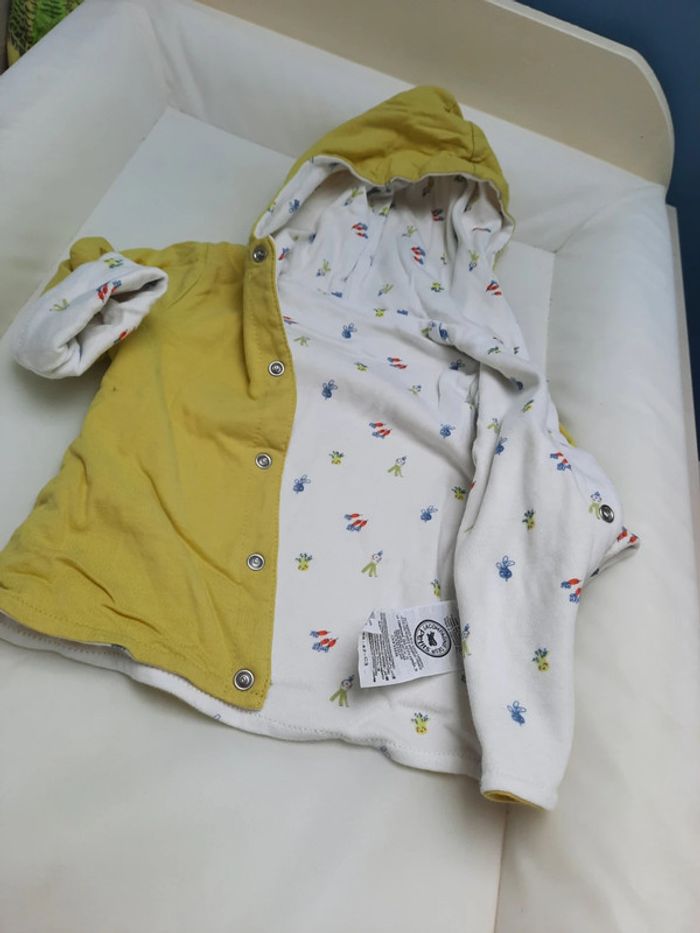 Gilet 9 mois reversible compagnie des petits - photo numéro 3