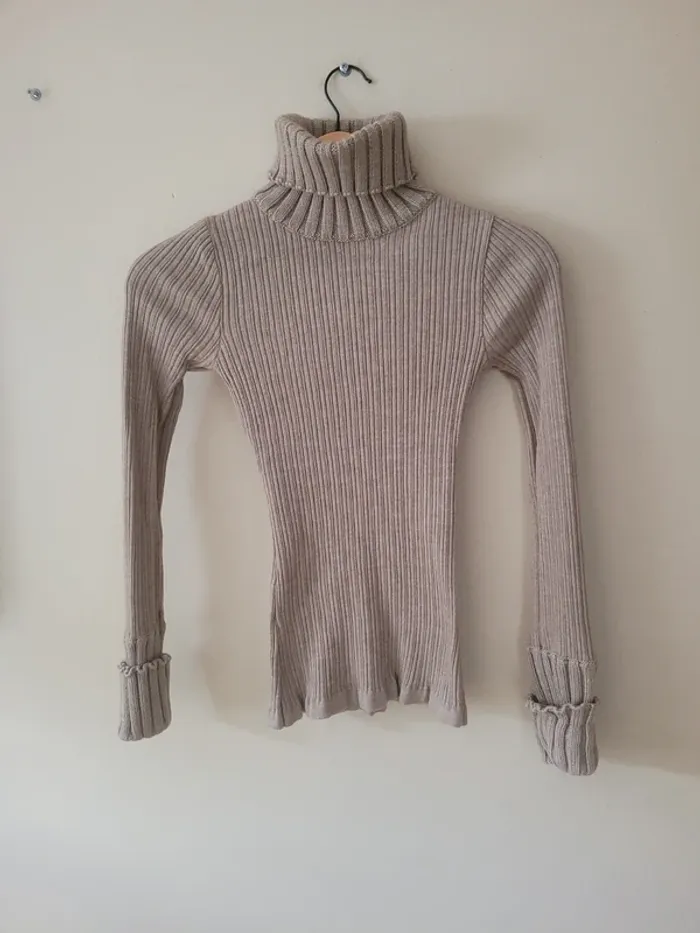Pull col roulé comptoir des cotonniers taille S