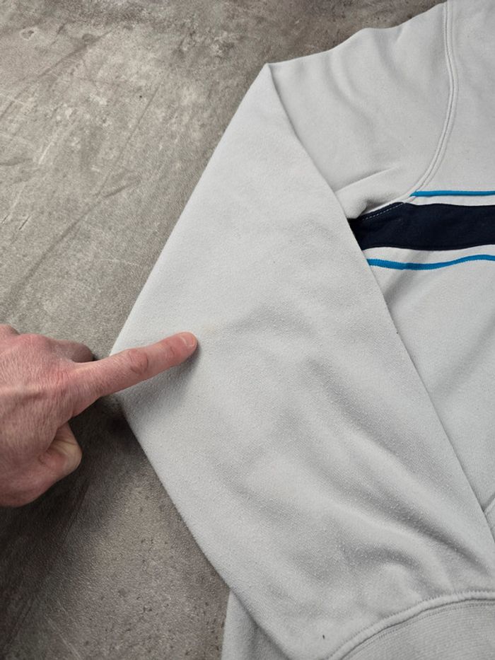 Sweat à capuche hoodie Nike vintage blanc logo brodé pour homme taille S bon état - photo numéro 6