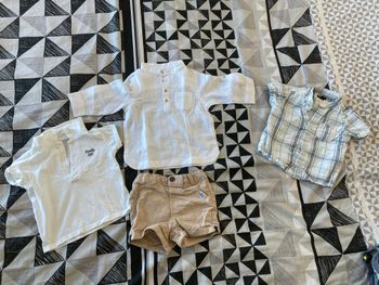 Ensemble chemise,short, polo