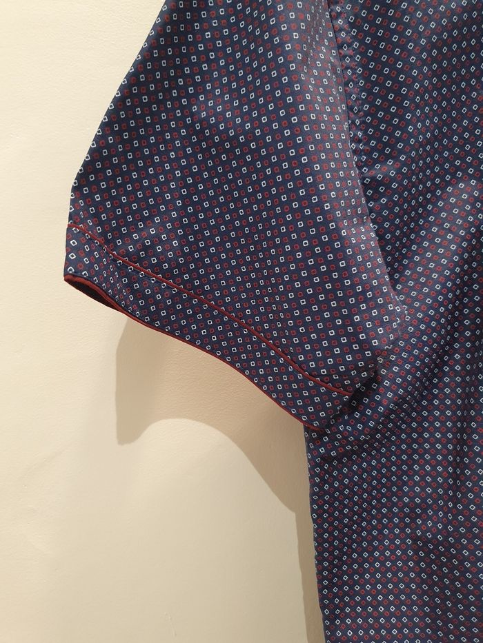 Chemisette Mulhouse marine/bordeaux Taille S (taille petit) - photo numéro 3