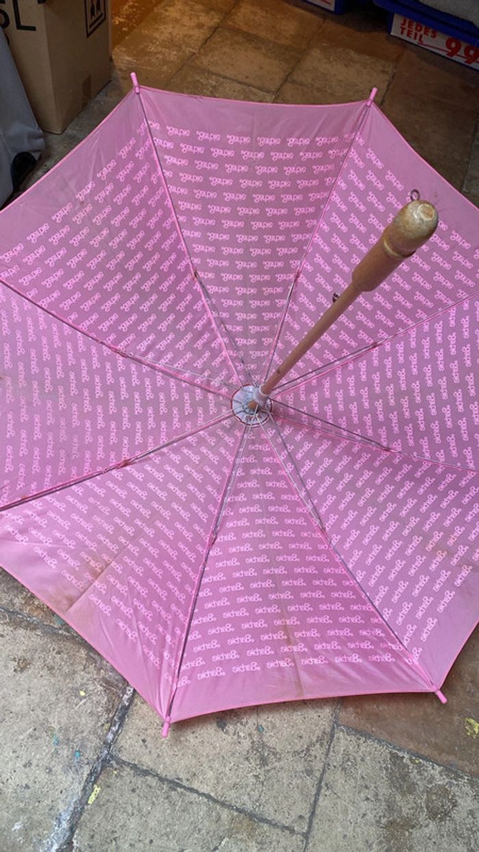 Ancien Parapluie barbie vintage date des années 80