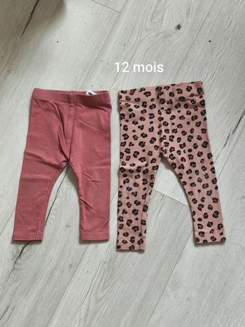 Lot legging 12 mois