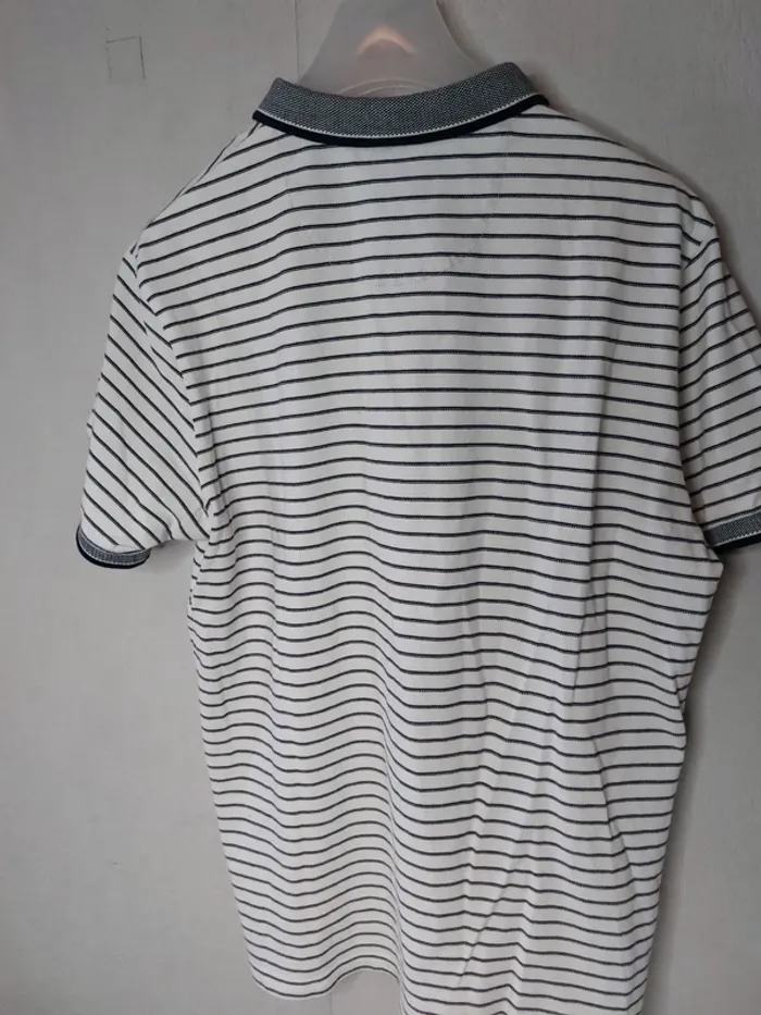 Polo blanc a rayure "Celio" - photo numéro 2