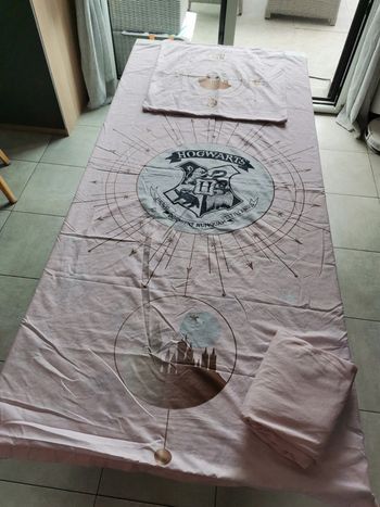 Parure de lit Harry potter rose 1 personne