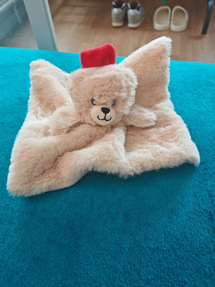 Doudou bébé ours noël - photo numéro 2
