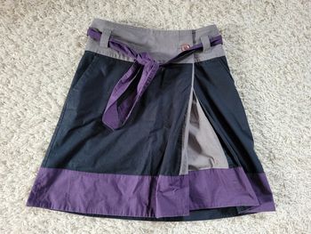 Jupe noir gris violet