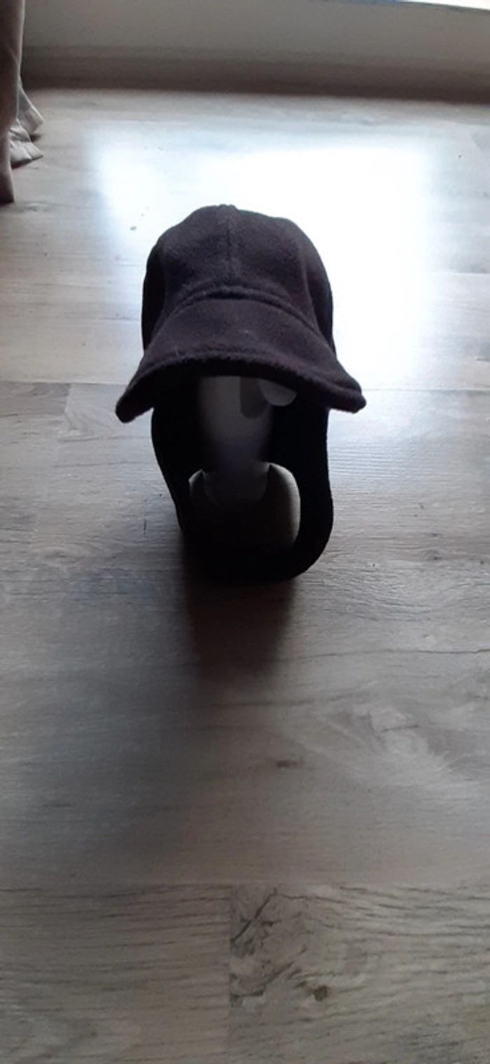 Bonnet polaire à scratch marron foncé - photo numéro 2