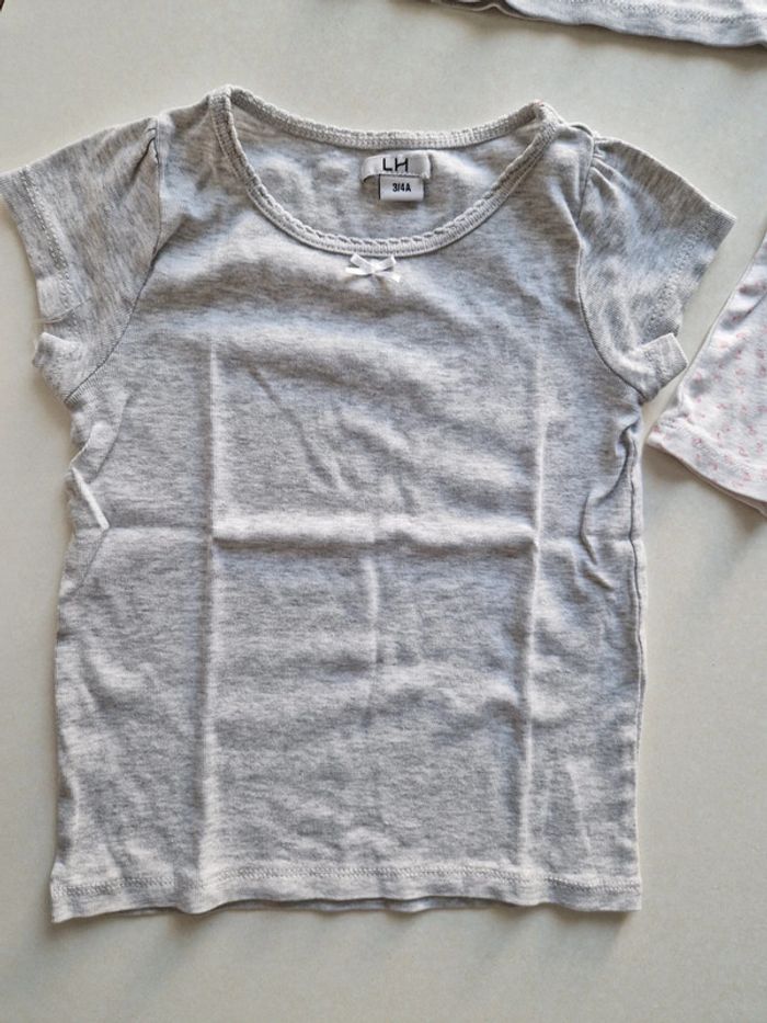 3 Maillots de corps manches courtes en 4 ans - photo numéro 4