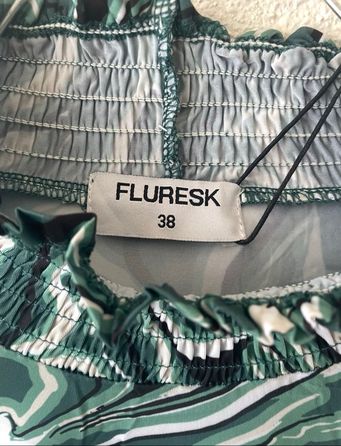 Blouse fluide manches longues imprimée - Fluresk - photo numéro 2