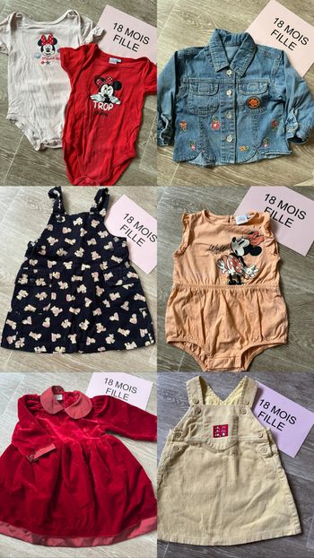Lot 18 mois Fille