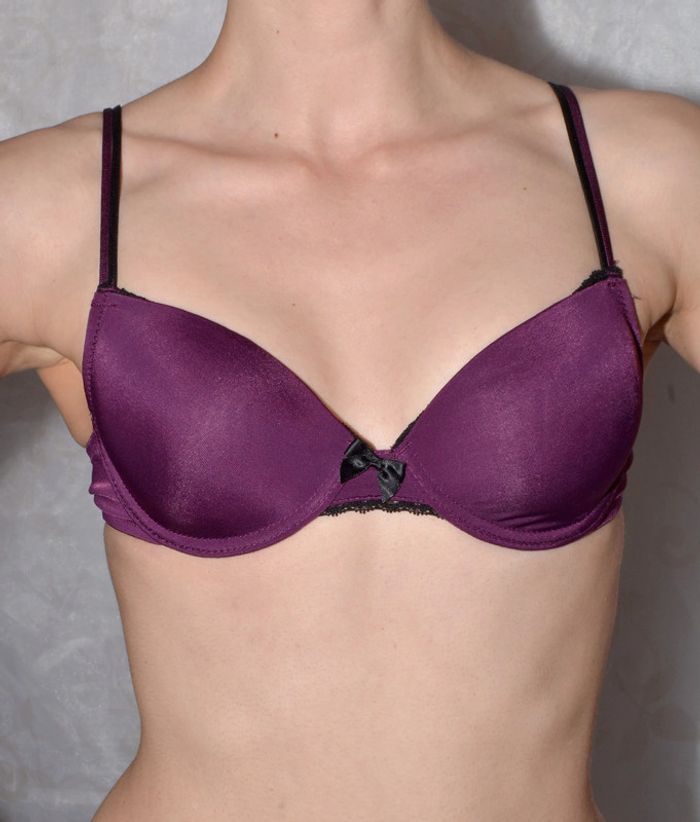 Soutien gorge 85A violet uni - photo numéro 4