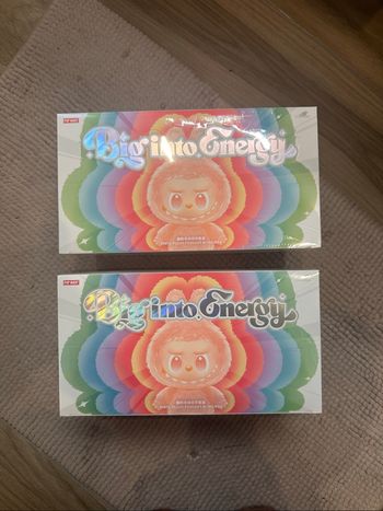 Lot de 2 Display whole set Labubu big into energy Pop mart x6 authentic scellée