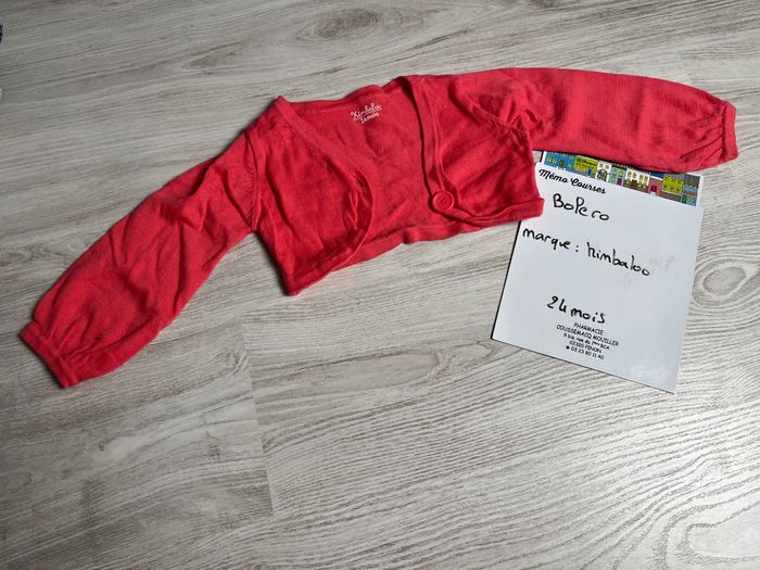 Boléro fille 24 mois