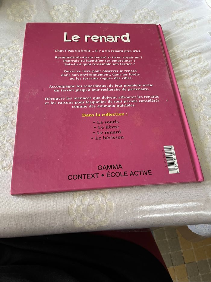 Livre animaux de  notre région   Le renard - photo numéro 2