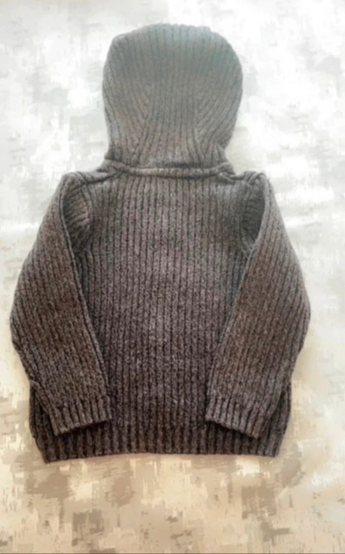 Gilet garçon Orchestra gris zippé 23 mois – 100 % coton – TBE - photo numéro 2