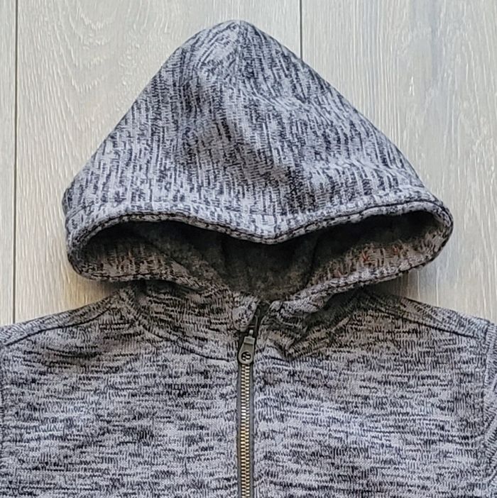 Gilet zippé gris chiné. Garçon 8 ans. Marque Gémo - photo numéro 2