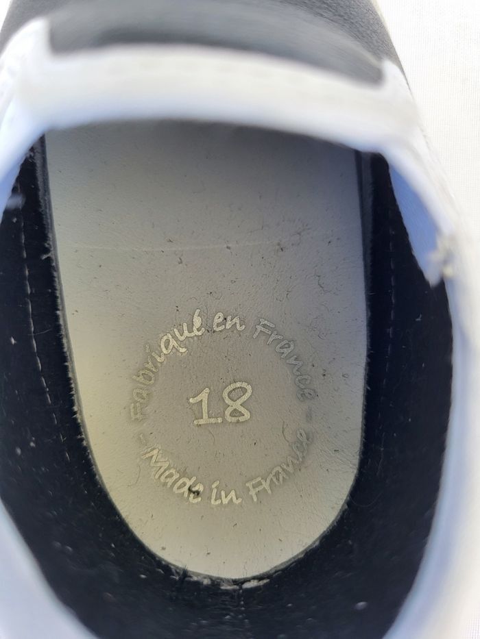 Chaussures bébés en cuir Point 18 Made in France 🇨🇵 - photo numéro 3