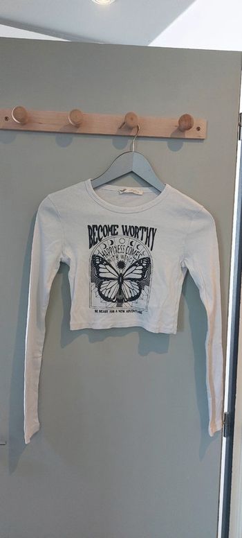 Crop top manches longues