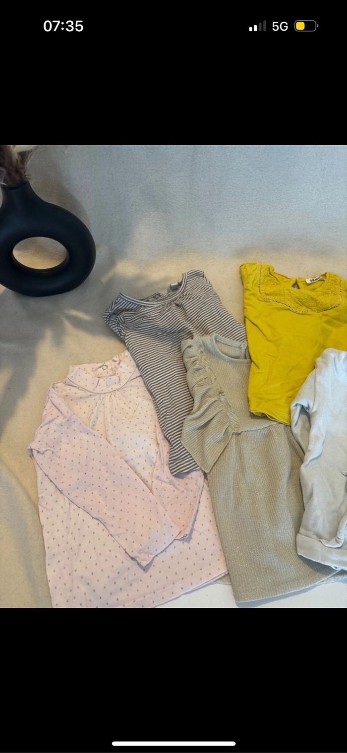 Lot de t shirt longue manche et pulls - photo numéro 2