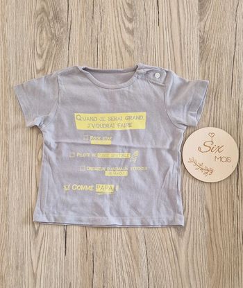 Tshirt bébé garçon 6mois