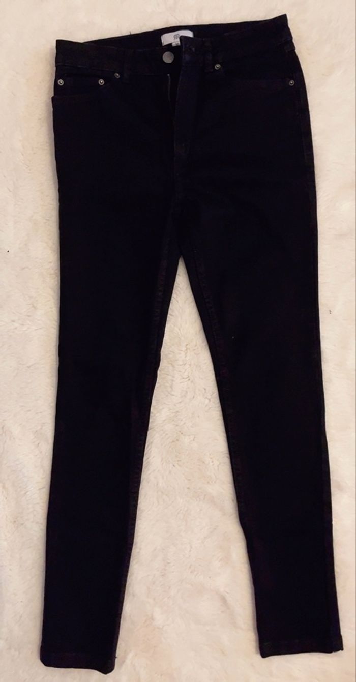 Pantalon jean slim noir