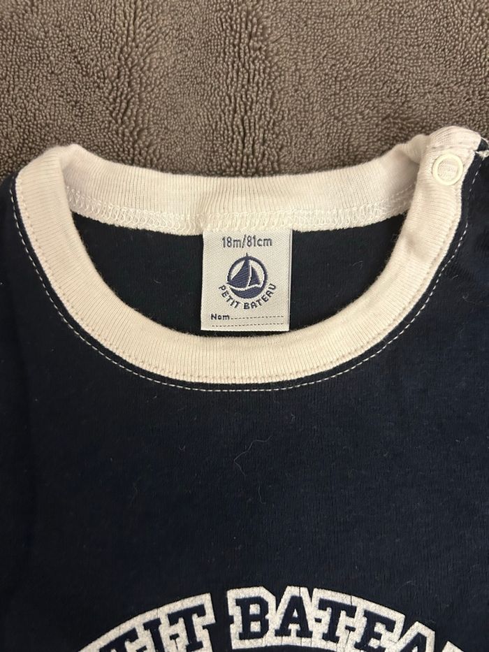 Tee shirt petit bateau 18 mois - photo numéro 4