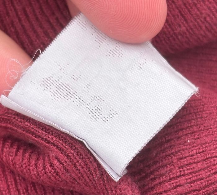 Pull fin bordeaux à découpes 💮Taille 36 - Impression - photo numéro 6