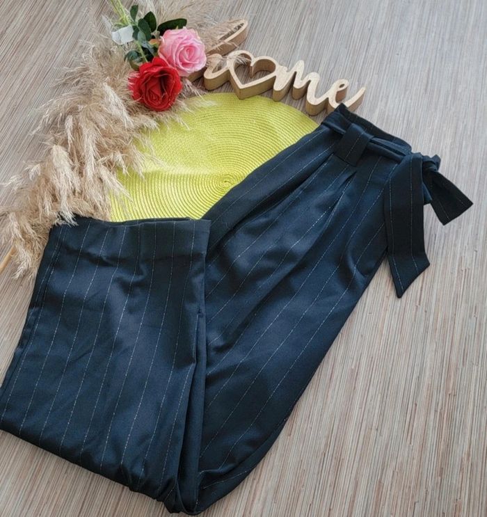 Pantalon droit taille Haute