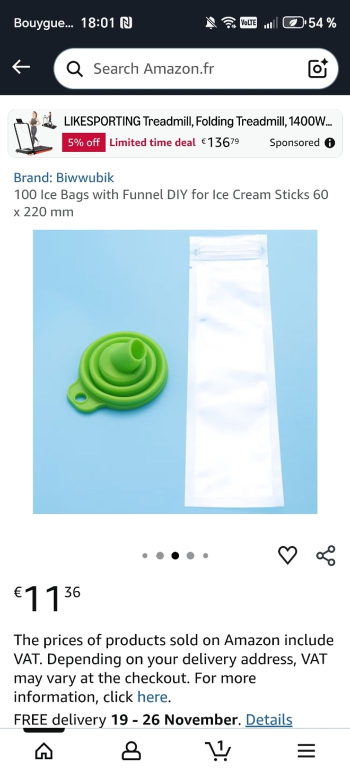 Sachet glace - photo numéro 3