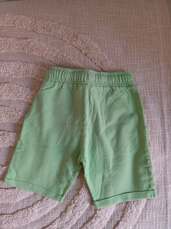 Short bermuda jogging vert clair 5 ans - photo numéro 3