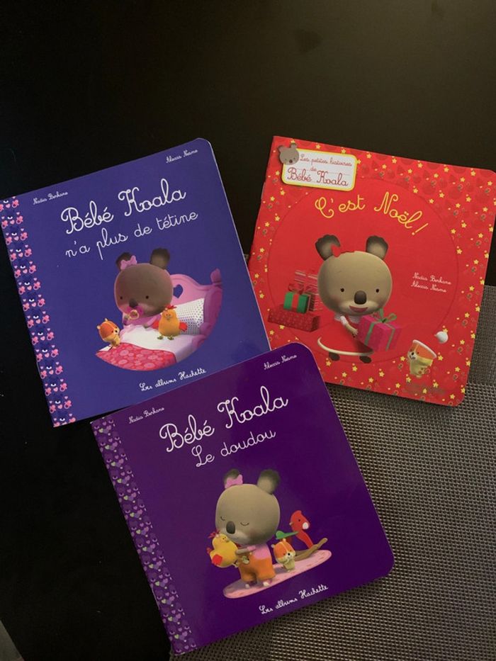 3 livres Bébé Koala