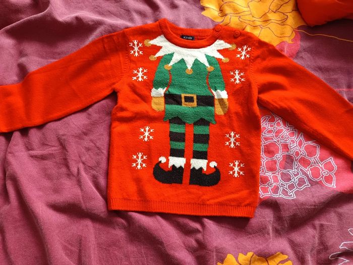 Pull noël Kiabi 24m tbe