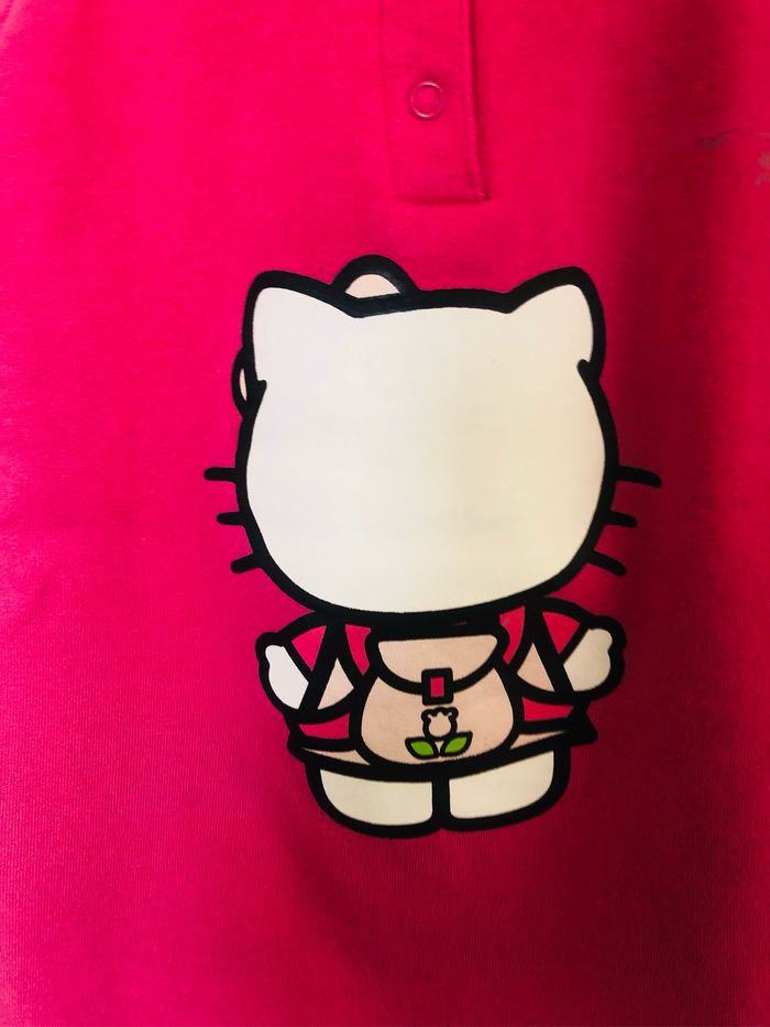 Robe hello Kitty 12 mois 1 an rose - photo numéro 3