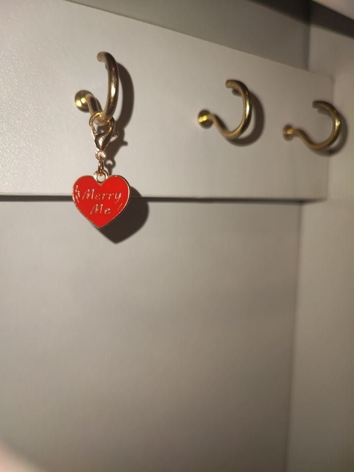 Porte-clé cœur “Marry Me” – Neuf