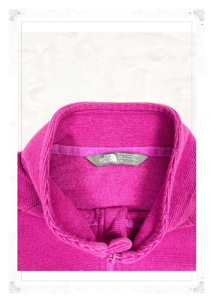 The North Face polaire demi zip rose femme taille L polyester - photo numéro 7