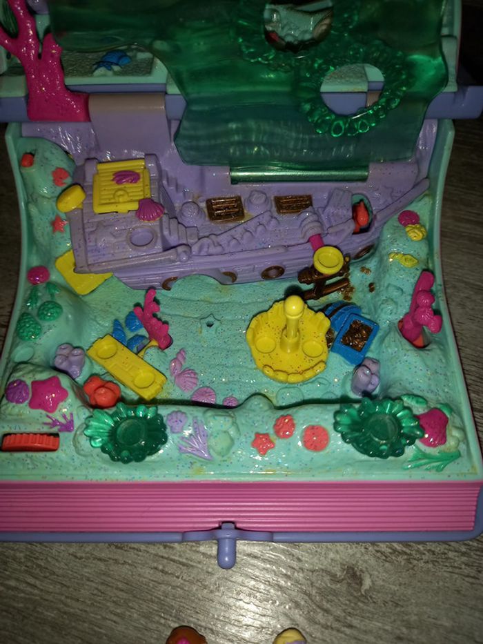 livre polly pocket sparkling mermaid adventure 1995 - photo numéro 2