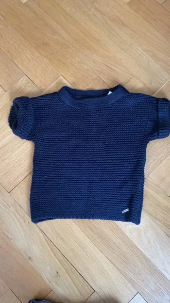 Pull manche courte okaidi
